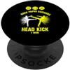 Gamer Retro Arcade Victory Sarcastic Funny Rock Paper Forbici Testa Calcio Detto PopSockets PopGrip Adesivo