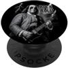 Bahaa's Tee Benjamin Franklin Rock & Roll Guitar Vintage Music Lover PopSockets PopGrip Adesivo