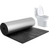 Generisch Pellicola di copertura autoadesiva impermeabile per serbatoio del WC, 100 x 40 cm, pellicola isolante per la cassetta del WC, per proteggere lavandini, vasche da bagno, doccia, bagno e