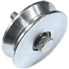 PEBSHOP RUOTA PER CANCELLI CON BULLONE 2 C. GOLA V (Ø 100 mm. Spessore 30 mm.)