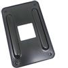 YAODHAOD Piastra posteriore CPU, Mensola inferiore in ferro per ventilatore del radiatore, per staffa AM4 AMD B350 X370 X470 A320 Scheda madre (Pannello posteriore (senza accessori))