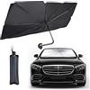 ChaneeHann Parasole Auto Parabrezza Interno 140x80 cm, Ombrello Parasole Auto Pieghevole con Struttura Flessibile, Protezione UV per Il Vetro Anteriore, Accessorio per Auto