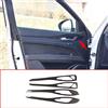 DIYUCAR - 4 pannelli decorativi per portiera auto in ABS in fibra di carbonio per Stelvio 2017-2020