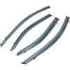 Hihaha Deflettori per Finestrini per Toyota Corolla Berlina 20-24 1 Set | Materiale: Plastica, Colore: Nero, Installazione: Adesivo Esterno, Funzioni: Riduce Condensa, Rumore Vento, Resistente UV.