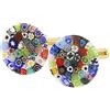 GlassOfVenice Gemelli Color Splash Murano Millefiori - 3/4 di Pollice