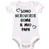 La Ruotante Body neonato adatto a tifosi tifo Sassuolo come papà manica corta idea regalo nascita tutina - 0-6 mesi