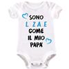 La Ruotante Body neonato adatto a tifosi compatibile con la squadra preferita idea regalo nascita tutina - 6-12 mesi