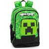 PANINI SCUOLA Minecraft Zaino Scuola Organizzato Pixel