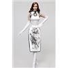 HiPlay Figura in scala 1/6 vestiti per bambola, Cheongsam + biancheria intima+calze + guanti, costume per action figure femminile da 30,5 cm Phicen/TBLeague CM103 (bianco)