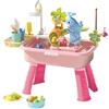 Dqsgiqe Tavolo d'Acqua da Esterno per Bambini | con Pompa e Giocattoli sensoriali Divertenti - Tavolo Piscina Bambini E Lavello Cucina Giocattolo | per Bimbi E Bimbe Giardino Spiaggia Giochi Scuola