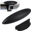 Goktvai 2pz Copertura Telecamera Posteriore Auto, Copertura Protettiva Impermeabile in ABS Telecamera Posteriore Installazione Senza Utensili Paraspruzzi per Accessori Esterni Automotive (Nero)