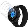 Funrae Pellicola Protettiva per Suunto Run, [4 Pezzi] 2.5D Proteggi Schermo in Vetro Temperato Copertura Completa Anti Graffio Senza Bolle HD Protezione Film - Transparente