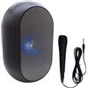 Generico Cassa Bluetooth Portatile 50 Watt, Subwoofer 6,5 Retroilluminazione LED, Batteria Ricaricabile, Microfono Karaoke, Altoparlante Bluetooth 5.0 MP3/USB/SD 32 x 20 x 20 cm