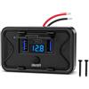 TNSLAND 78 W Presa USB 12V, Presa USB Auto con Interruttore a Pulsante, 3 porte, 1 presa PD3.0 e 2 prese USB QC3.0, da Incasso, 12 V, Prese Usb per camper con voltmetro LED