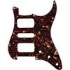 Musiclily Pro 11 Fori Round Corner HSH Battipenna Strato Pickguard per Chitarra Elettrica American/Mexican Fender Standard Stratocaster, 4 Strati Tartarugato