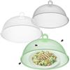 com-four® 3 Copri Alimenti Ø 30 cm, Cupola in Metallo, Protezione Colorata | terrazza e giardino