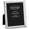 EDZARD Cornice portafoto Carpino Calvi 10 x 15 cm, argento placcato/placcato argento, con retro in legno