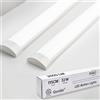 Qsmile 2 Set Di Strisce LED, 32W 3550LM 1,2m, Luce Bianca Fredda 6500K, Tubi LED Ultrasottili, Facile Da Installare, Adatto Per Plafoniere LED In Uffici, Officine