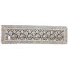 EUROSTYLE Set centrino Runner Striscia corredo da Tavolo Intagliato in Pizzo Macrame Art. alfiere in Poliestere (Striscia Runner, Panna)