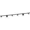 Ledvion Sistema di Binario 2m Monofase Nero 6 faretti