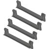 Fhuller 4 Staffe 901AR Supporto Plastica Rinforzata ARDESIA per Scolapiatti e Vaschette Raccogligocce Ricambio Universale