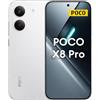 XIAOMI Poco X8 Pro Smartphone da 8+512GB,processore Dimensity 8500-Ultra,batteria da 6500 mAh,display AMOLED ultra luminoso,fotocamera principale Sony IMX882 da 50 MP con OIS,Bianco