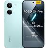 XIAOMI Poco X8 Pro Smartphone da 12+512GB,processore Dimensity 8500-Ultra,batteria da 6500 mAh,display AMOLED ultra luminoso,fotocamera principale Sony IMX882 da 50 MP con OIS,Verde