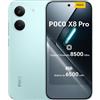 XIAOMI Poco X8 Pro Smartphone da 8 GB+256 GB,processore Dimensity 8500-Ultra,batteria da 6500 mAh,display AMOLED ultra luminoso,fotocamera principale Sony IMX882 da 50 MP con OIS, Verde