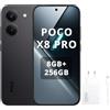 XIAOMI POCO X8 Pro Smartphone 8+256GB,processore Dimensity 8500-Ultra,batteria da 6500 mAh,sensore Sony IMX882 da 50 MP con OIS,fotocamera da 50 MP,Nero,Con caricatore da 120 W