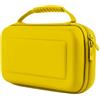 Orzly Custodia da trasporto compatibile con Nintendo Switch e New Switch Console OLED - gialla Custodia protettiva da viaggio portatile rigida Custodia a conchiglia con tasche per accessori e giochi