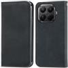 UPLAI Pelle Cover per Xiaomi 15T Pro 5G, Antiurto Chiusura Magnetica Foglio Custodia con Slot Schede Supporto, Premio PU Tocco Setoso Portafoglio Caso. Nero