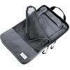 TROIKA Sacca a compressione BLUE CYCLE PACKING SHIRTS, grande borsa con zip per viaggio, salvaspazio, con manico, in plastica marina riciclata grigio scuro