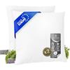 FH FAM' HOME HOME COSINESS Cuscino da Letto Coppia 60x60 cm I Cuscini Letto Morbido In Microfibra Anallergico Lavabile I Adatto Per Dormire In Tutte Le Posizioni I 2 Pezzi