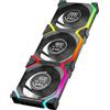 TZMRIT GALAXY-V2 ARGB PWM PC Fan 120 mm with Speed Display, 2100 RPM/61.54 CFM Airflow, Daisy Chain One Cable Connection, Forward & Reverse Design, Triple Pack (BKRF)
