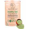 SaltWise Sale Verde Saltwise - 50% Di Sodio In Meno, Sostituto Del Sale Di Origine Vegetale, Salicornia Disidratata Al 100%, Umami Naturale, Senza Additivi (Confezione Da 2)
