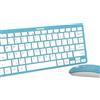 Pantone PT-KB09G1 tastiera Mouse incluso Casa RF Wireless QWERTY Italiano Blu