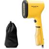 Rowenta Pure Pop, Ferro da Stiro Verticale Portatile a Vapore, Utile per Stirare e Igienizzare i Tuoi Capi, con Sistema Reversibile, Riscaldamento Rapido, Potenza 1300W, Colore Giallo, DR2026