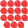 RED DRAGON Hardcore XT Rosso Volo Dart Standard di Spessore Extra - 5 Set per Confezione (15 Voli Dart in Totale)