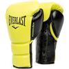 Everlast Guanti da Boxe Everlast Powerlock 2 Pro Laced 14oz Giallo Neon per sacco, colpitori e sparring, supporto al polso, imbottitura a 5 strati e sistema con lacci - Originale Everlast