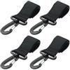 SHERCHPRY Cinghie di Fissaggio Regolabili per Pagaia Kayak 4 Pezzi in Nylon e ABS Fibbie Resistenti per Fissaggio Sicuro su Strutture di Kayak e Canoe
