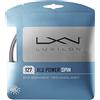 Luxilon WRZ998400 Corda da Tennis Alu Power 127 Spin, 12.2 m, Unisex, Argento, 1.27 mm