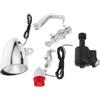 PERSELOSO Set Luci Bicicletta 6v 3w a Dinamo, Fanale e Posteriore
