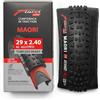 Fincci Maori Copertone MTB 29 Tubeless 29x2.4 Pieghevole - Gomma MTB 29 Aramidica Antiforatura Nylon 1mm 120 TPI 62-622 - per Elettrica, XC, Enduro, Ibrida