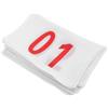 SAFIGLE Pettorali Numerati da Gara Compatti e Adatti a Tutte Le Condizioni Set 1 Clip in Poliestere Cotone e Metallo per Eventi Sportivi e Arbitri per Eventi Sportivi e Arbitri