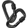 Generico Moschettone Heavy Duty in Alluminio - Anello a D in Alluminio con Blocco di