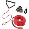 Kaeltsyn Corda da surf con manico singolo, da 25 m, con comoda presa per sport acquatici ed esercizi di allenamento, comoda maniglia per wakeboard