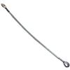 FortunateSweet Fune metallica di ricambio in acciaio da 360 mm, per esercizi e stepper drive, accessorio per puleggia domestica e palestra (382 mm)