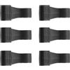 FortunateSweet 6 ganci a scatto in plastica per teloni marini per kayak, copertura barca, tenda, 45 mm