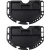 FELTECHELECTR Supporto Grande Carico capacità Multigriglia per Manutenzione di per o Riparazione 2 Pezzi PC Nero Design Bici in Mountain Bike in Garage Capanno