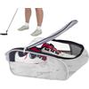 Generisch Borsa per scarpe da golf da uomo e donna, borsa per scarpe sportive con doppia cerniera e ventilazione, borsa da trasporto per scarpe sportive, borsa da viaggio, pieghevole, per scarpe, , T-ir